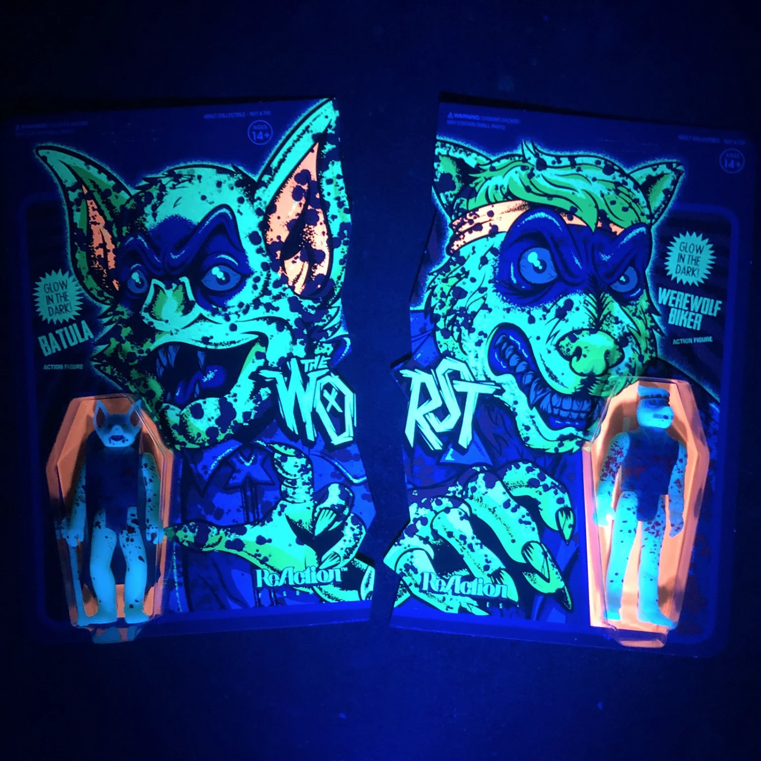 SUPER7 The Worst Friday The 13th ReAction - Werewolf Biker And Batula 5 SUPER7 The Worst Friday The 13th ReAction - Werewolf Biker And Batula - Image 3