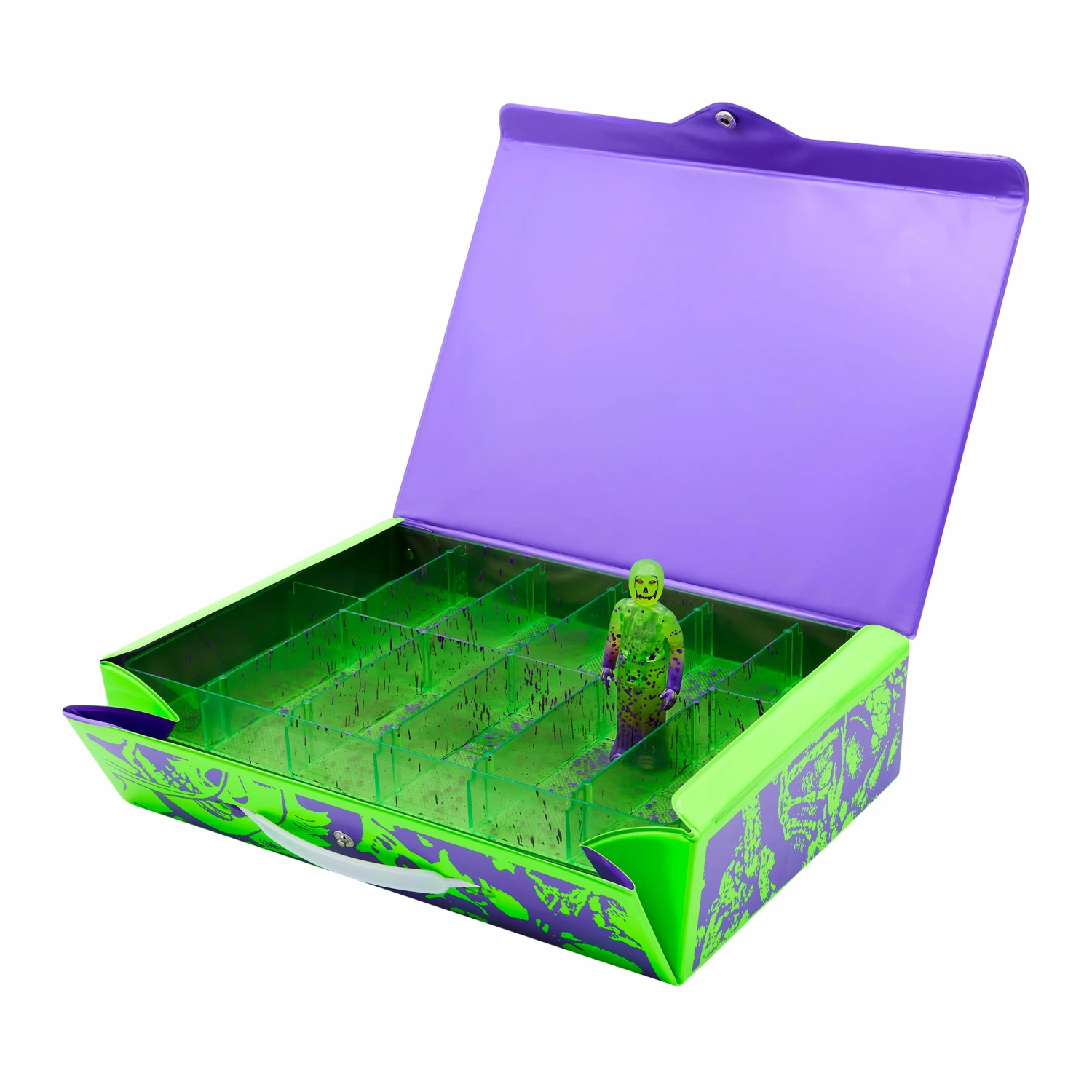 SUPER7 Misfits ReAction Figures - Carry Case With Fiend (Neon Green Purple) 4 SUPER7 Misfits ReAction Figures - Carry Case With Fiend (Neon Green Purple) - Image 2