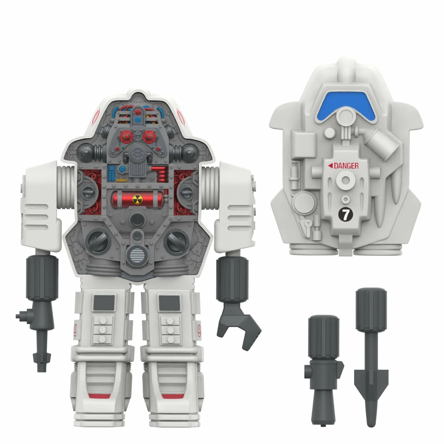 SUPER7 G.I. Joe Super Cyborg - S.N.A.K.E. Armor (Full Color - Gray) - Image 3