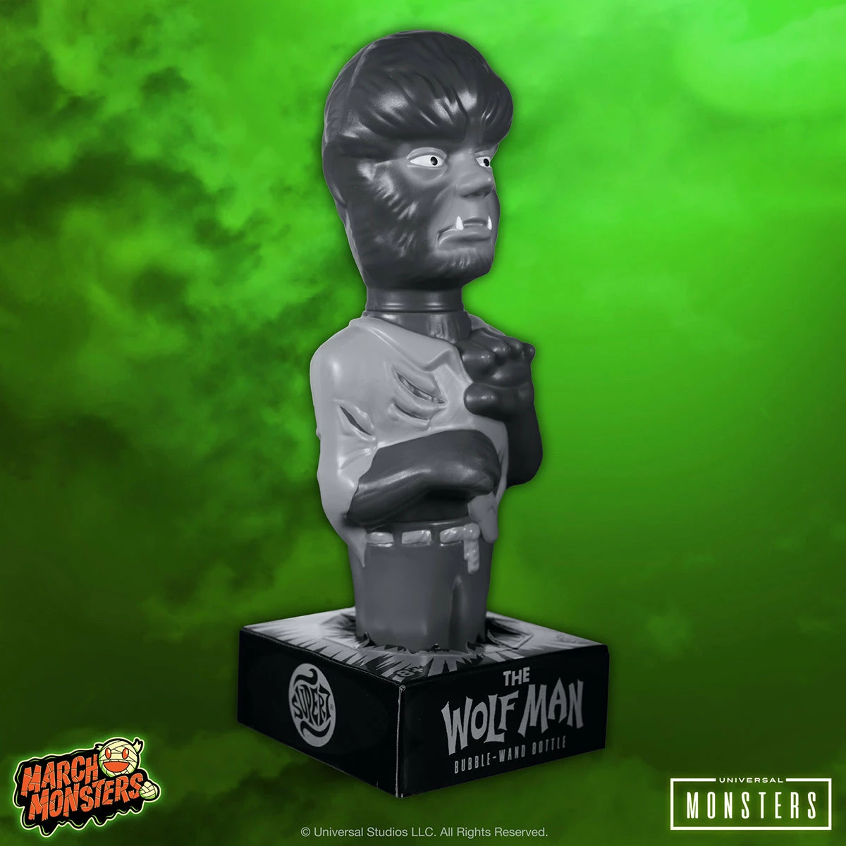 SUPER7 Universal Monsters Super Soapies Wave 4 - Wolf Man (Silver Screen) 4 SUPER7 Universal Monsters Super Soapies Wave 4 - Wolf Man (Silver Screen) - Image 2