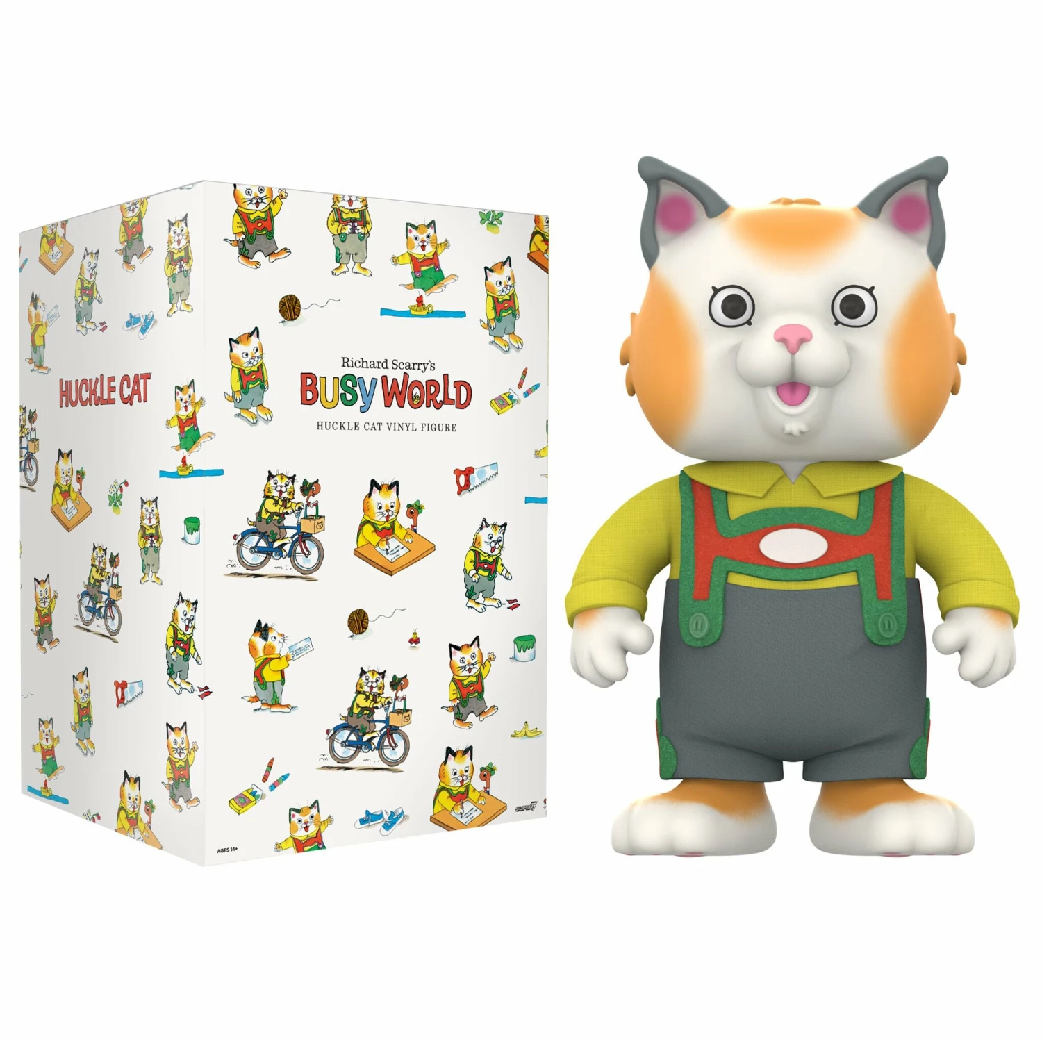 SUPER7 Richard Scarry SuperSize Vinyl Figure - Huckle Cat 3 SUPER7 Richard Scarry SuperSize Vinyl Figure - Huckle Cat
