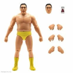SUPER7 Andre The Giant ULTIMATES! Figure - Andre (Yellow Trunks)
