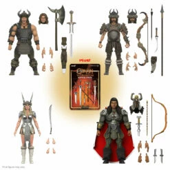 SUPER7 Conan The Barbarian ULTIMATES! Wave 5 - Battle Of The Mounds Set Of 4