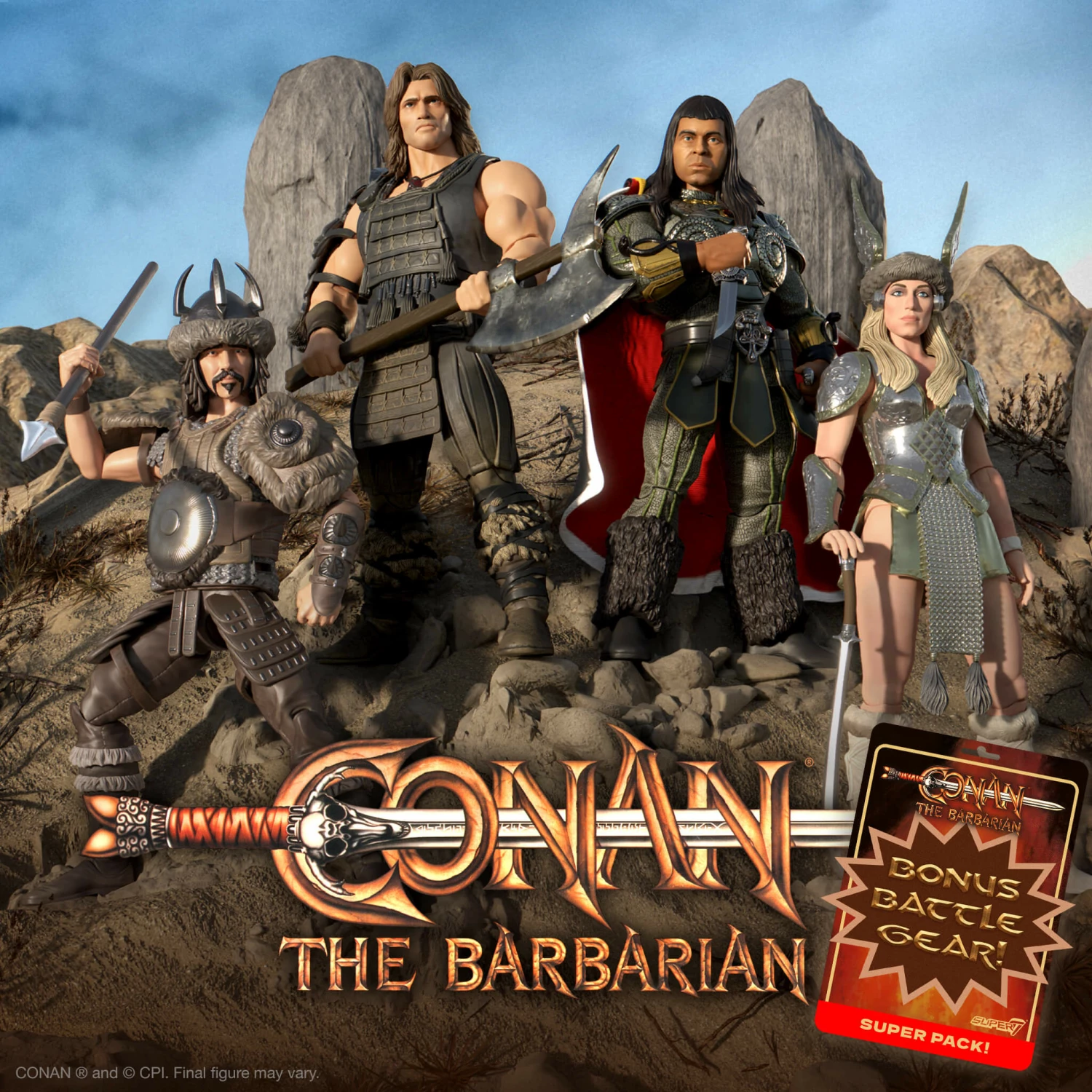 SUPER7 Conan The Barbarian ULTIMATES! Wave 5 - Battle Of The Mounds Set Of 4 4 SUPER7 Conan The Barbarian ULTIMATES! Wave 5 - Battle Of The Mounds Set Of 4 - Image 2