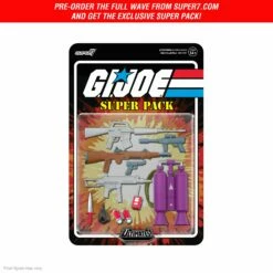 SUPER7 G.I. Joe ULTIMATES! Wave 5 - Set Of 4 & Super Pack -SUPER7 SHOP UL GIJoe W5 BonusSuperPack Card