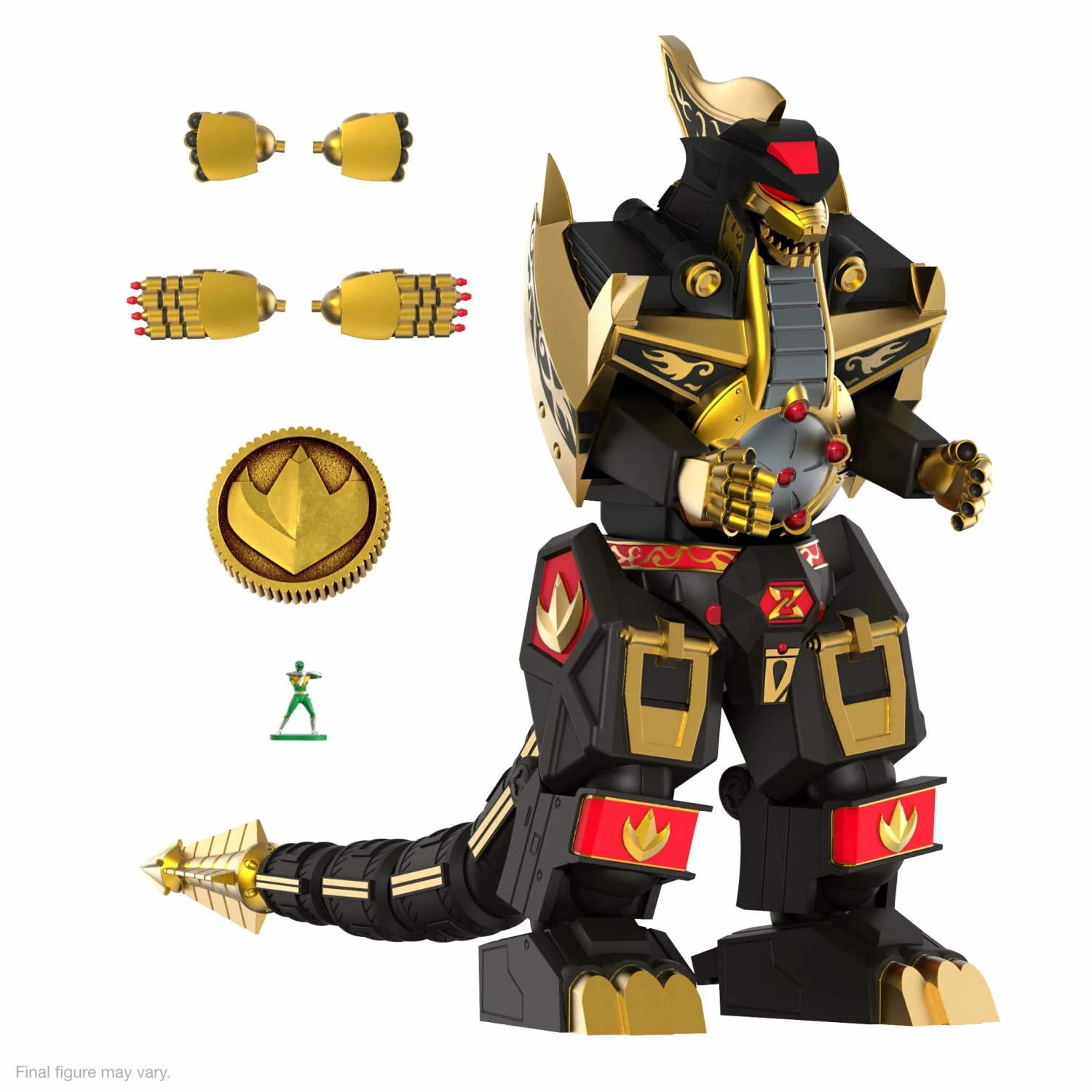 SUPER7 Mighty Morphin Power Rangers Ultimates! - DragonZord (Black & Gold) 3 SUPER7 Mighty Morphin Power Rangers Ultimates! - DragonZord (Black & Gold)