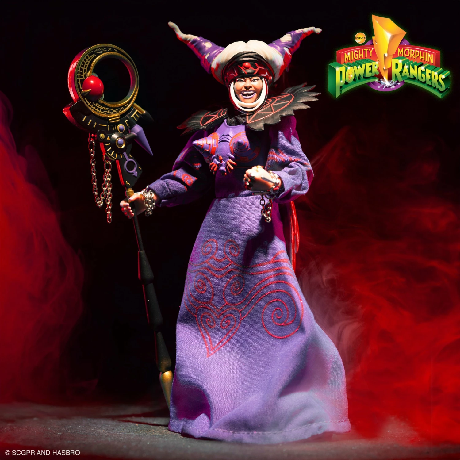 SUPER7 Mighty Morphin Power Rangers Ultimates! - Rita Repulsa (Vile Violet) 6 SUPER7 Mighty Morphin Power Rangers Ultimates! - Rita Repulsa (Vile Violet) - Image 4