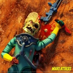 SUPER7 Mars Attacks ULTIMATES! - Invasion Begins & Smashing The Enemy -SUPER7 SHOP UL Mars Attacks SmashingHero comp