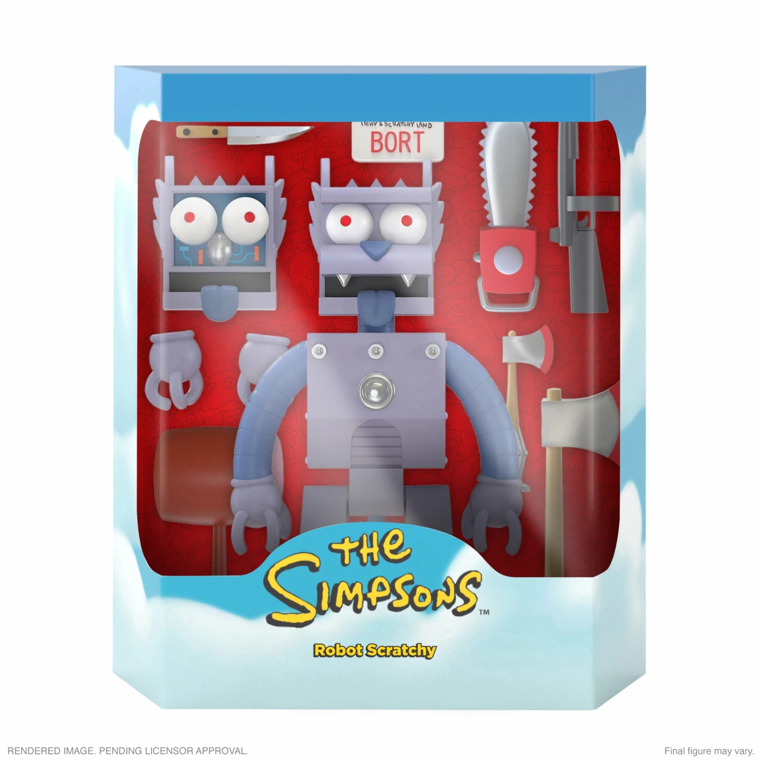 SUPER7 The Simpsons ULTIMATES! Wave 1- Robot Scratchy 5 SUPER7 The Simpsons ULTIMATES! Wave 1- Robot Scratchy - Image 3