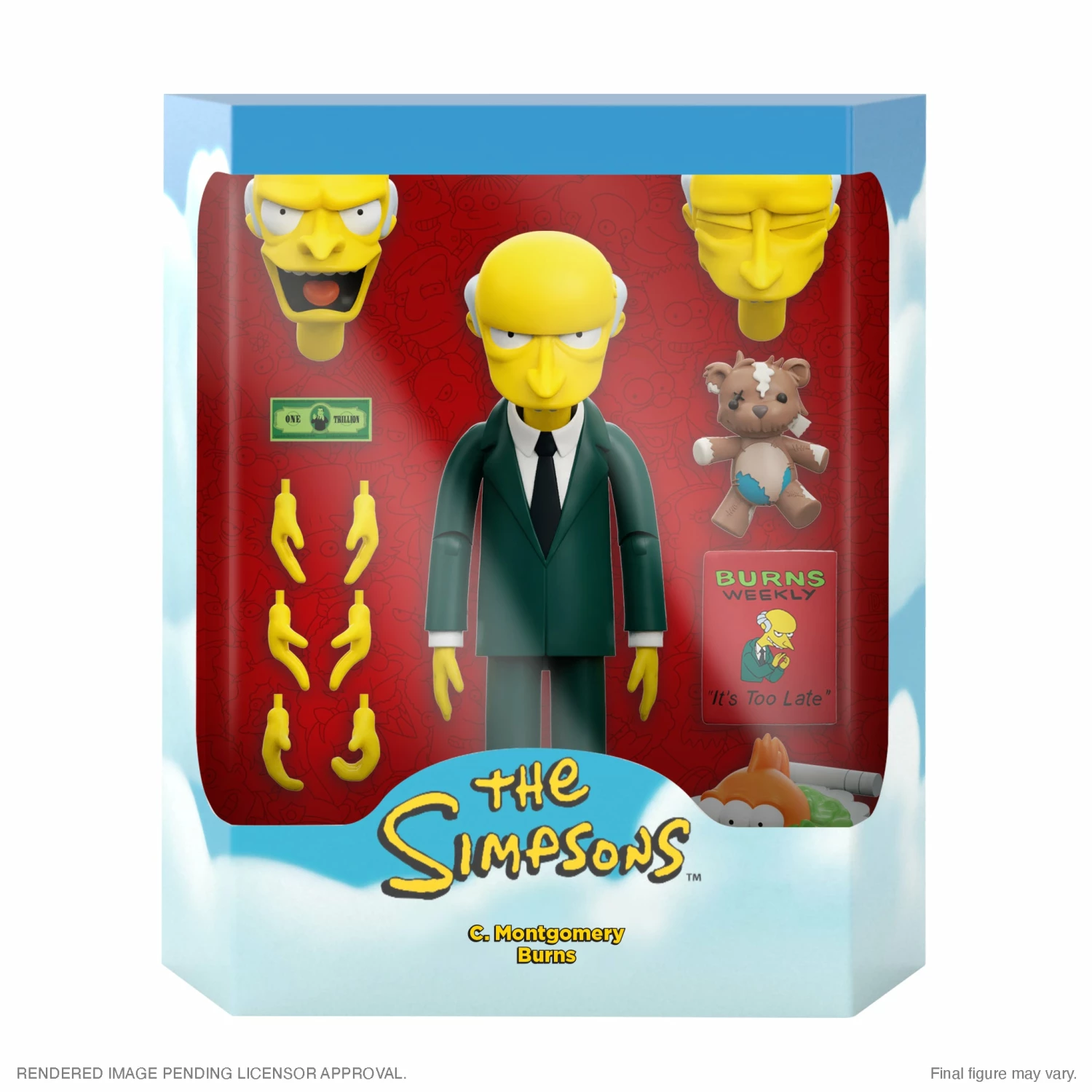 SUPER7 The Simpsons Ultimates W3 - Montgomery Burns 5 SUPER7 The Simpsons Ultimates W3 - Montgomery Burns - Image 3