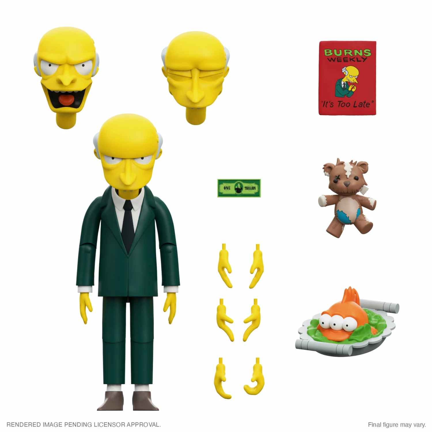 SUPER7 The Simpsons Ultimates W3 - Montgomery Burns 3 SUPER7 The Simpsons Ultimates W3 - Montgomery Burns