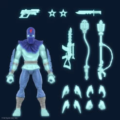 SUPER7 Teenage Mutant Ninja Turtles ULTIMATES! - Foot Soldier [Glow] -SUPER7 SHOP UL TMNT FootSoldierGlow grid glow 2048