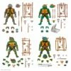 SUPER7 Teenage Mutant Ninja Turtles ULTIMATES! - Raphael, Leonardo, Michelangelo & Donatello -SUPER7 SHOP UL TMNT Reissue set grid 2048 comp