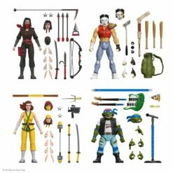 SUPER7 Teenage Mutant Ninja Turtles ULTIMATES! Wave 10 - Set Of 4
