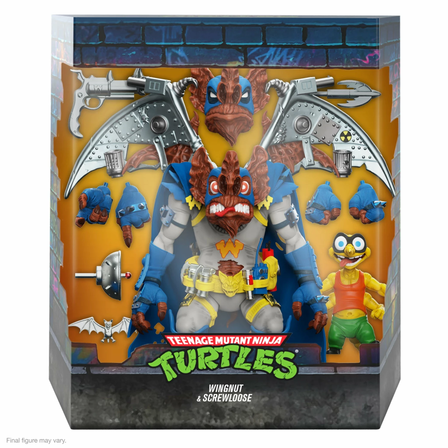 SUPER7 Teenage Mutant Ninja Turtles ULTIMATES! Wave 9 - Wingnut & Screwloose 5 SUPER7 Teenage Mutant Ninja Turtles ULTIMATES! Wave 9 - Wingnut & Screwloose - Image 3