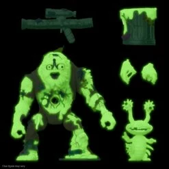 SUPER7 TMNT ULTIMATES! Wave 4 - Muckman & Joe Eyeball (Glow) [NYCC] -SUPER7 SHOP UL TeenageMutantNinjaTurtles W4 MUCKMANandJOEEYEBALL Glow Glow 2048