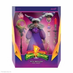 SUPER7 Mighty Morphin Power Rangers Ultimates! - Rita Repulsa (Vile Violet) 8 SUPER7 Mighty Morphin Power Rangers Ultimates! - Rita Repulsa (Vile Violet) -SUPER7 SHOP ULT MMPR RitaRepulsa VileViolet Box