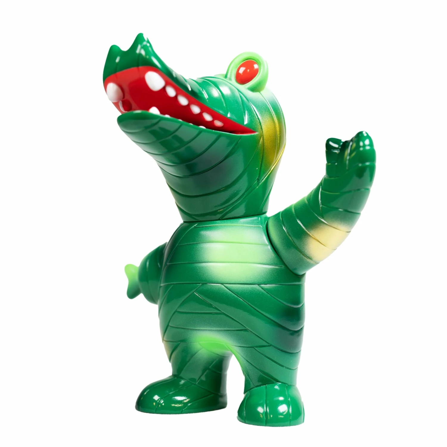Super7 Japanese Vinyl - Mummy Gator (Green Spots) 5 Super7 Japanese Vinyl - Mummy Gator (Green Spots) - Image 3